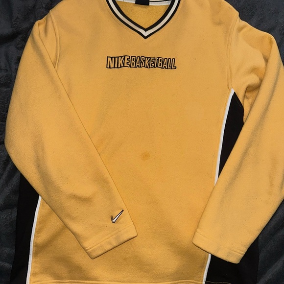 Nike Other - Nike Basketball Golden Sweatshirt with Black and White Accents